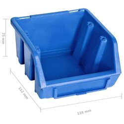 Organizator de perete VidaXL 150816 (Blue/Black) Thumb