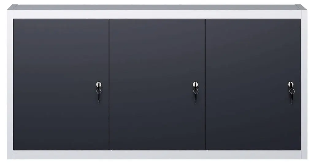 Подвесной шкаф для инструментов VidaXL 145353 (Grey/Black)