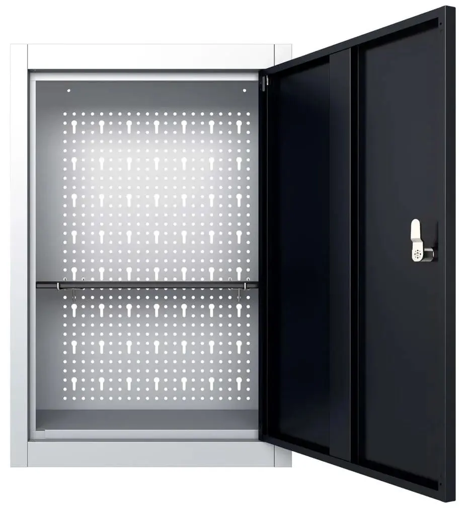 Подвесной шкаф для инструментов VidaXL 145354 (Grey/Black)