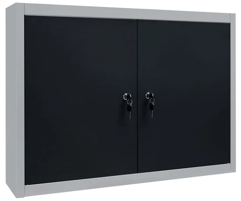 Подвесной шкаф для инструментов VidaXL 145365 (Black/Grey) - 2