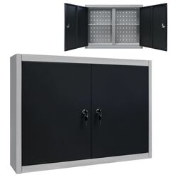 Подвесной шкаф для инструментов VidaXL 145365 (Black/Grey) Thumb