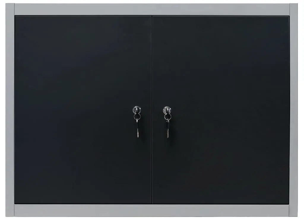 Подвесной шкаф для инструментов VidaXL 145365 (Black/Grey)