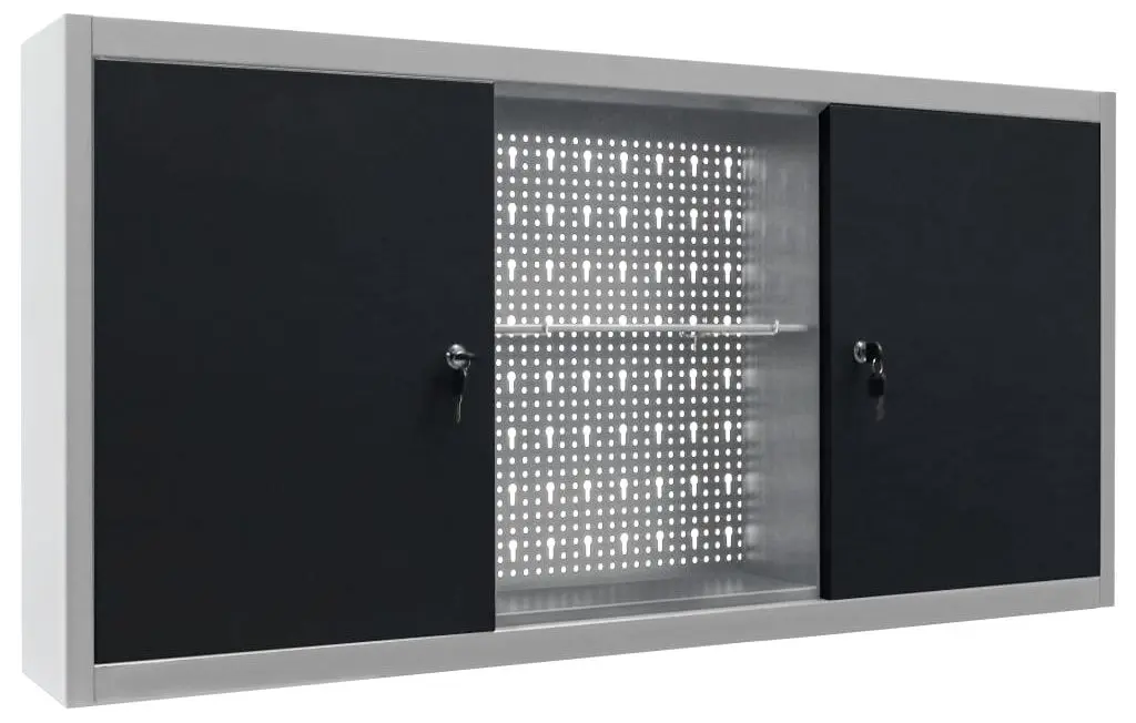 Подвесной шкаф для инструментов VidaXL 145366 (Grey/Black) - 2