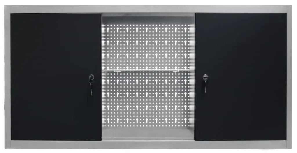 Подвесной шкаф для инструментов VidaXL 145366 (Grey/Black)