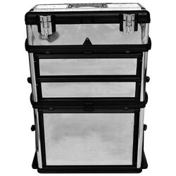 Тележка для инструментов VidaXL 140301 (Silver/Black) Thumb