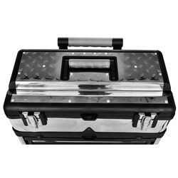 Тележка для инструментов VidaXL 140301 (Silver/Black) Thumb