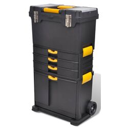 Carucior scule VidaXL 140910 (Black) Thumb