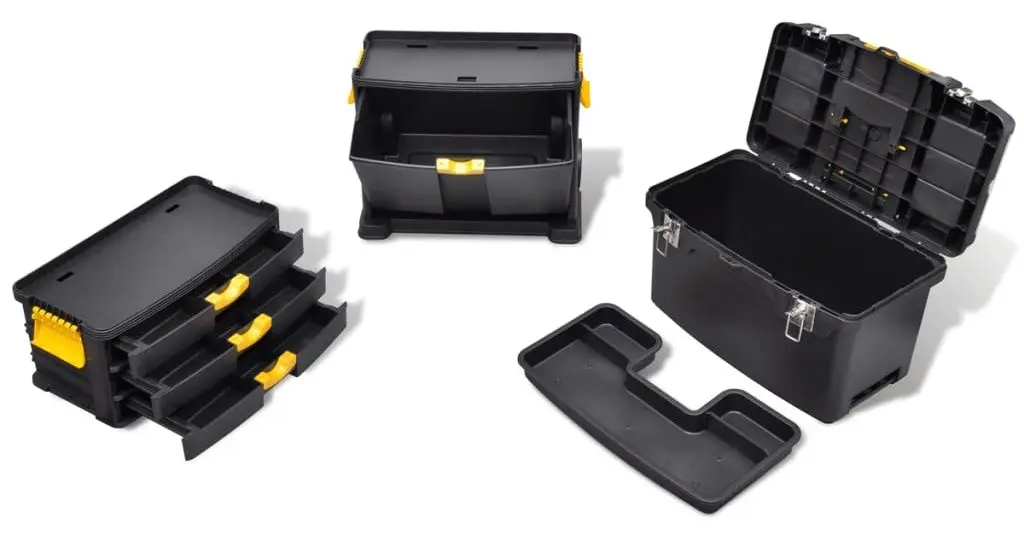 Carucior scule VidaXL 140910 (Black)