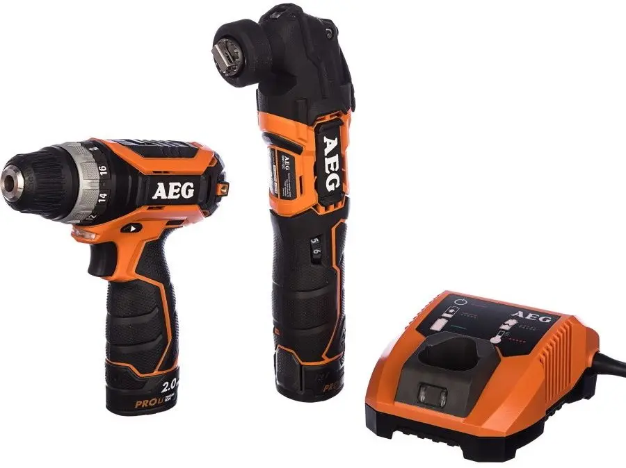 Set de instrumente cu acumulator AEG JP12F2LI-202B