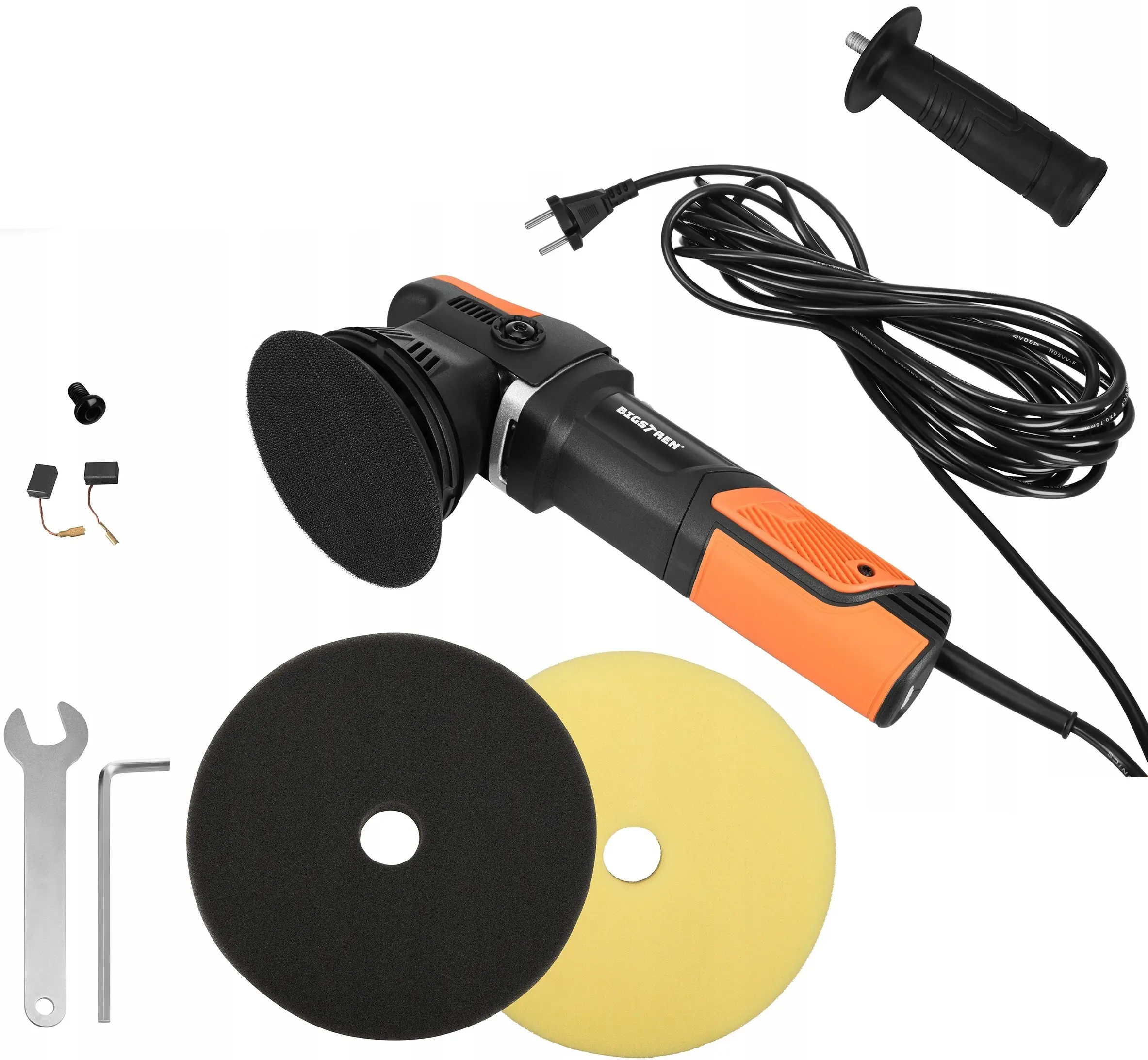 Masina de lustruit Bigstren 27662 (Balck/Orange) - 5