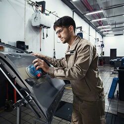 Masina de slefuit excentrica cu acumulator Bosch GEX 185-LI Thumb