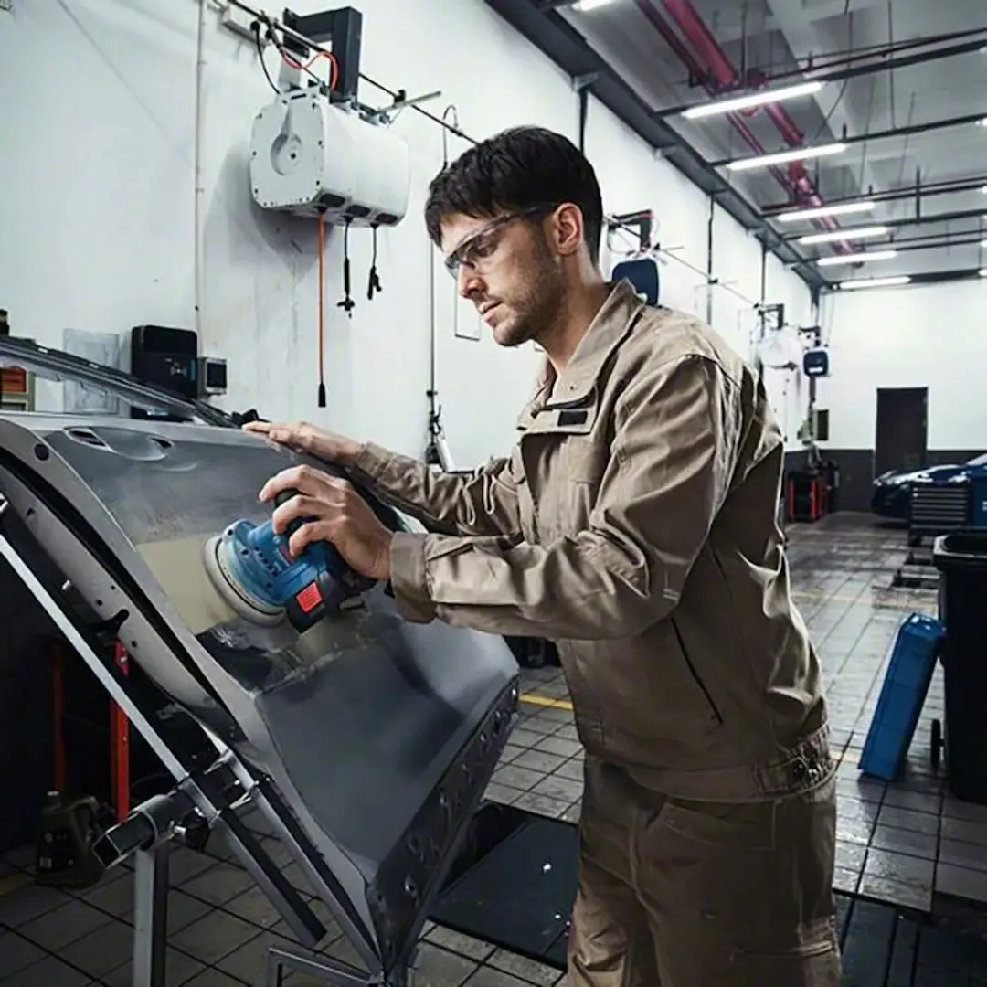 Masina de slefuit excentrica cu acumulator Bosch GEX 185-LI