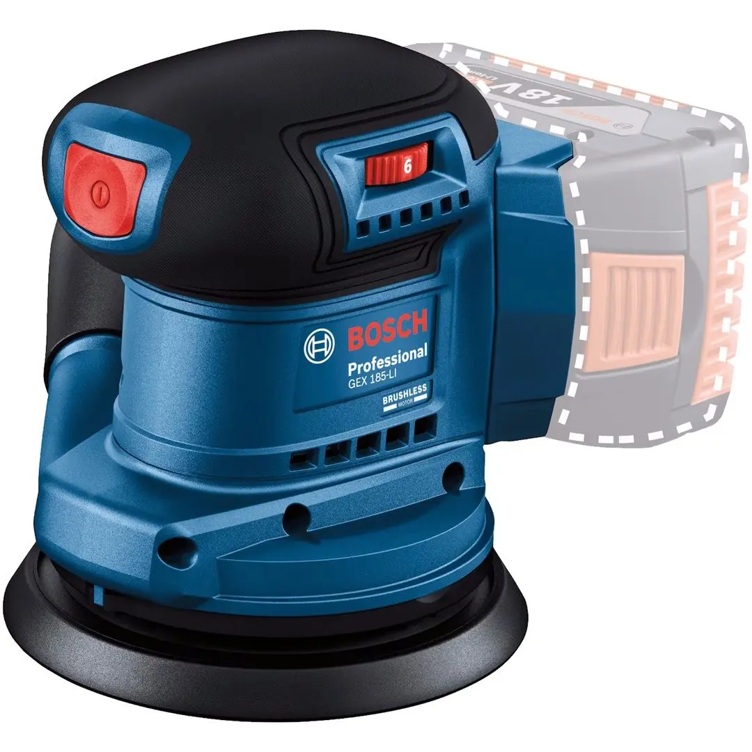 Masina de slefuit excentrica cu acumulator Bosch GEX 185-LI