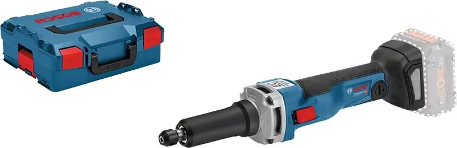 Аккумуляторная прямая шлифмашина Bosch Professional GGS 18V-23 LC + L-Boxx 136 Solo