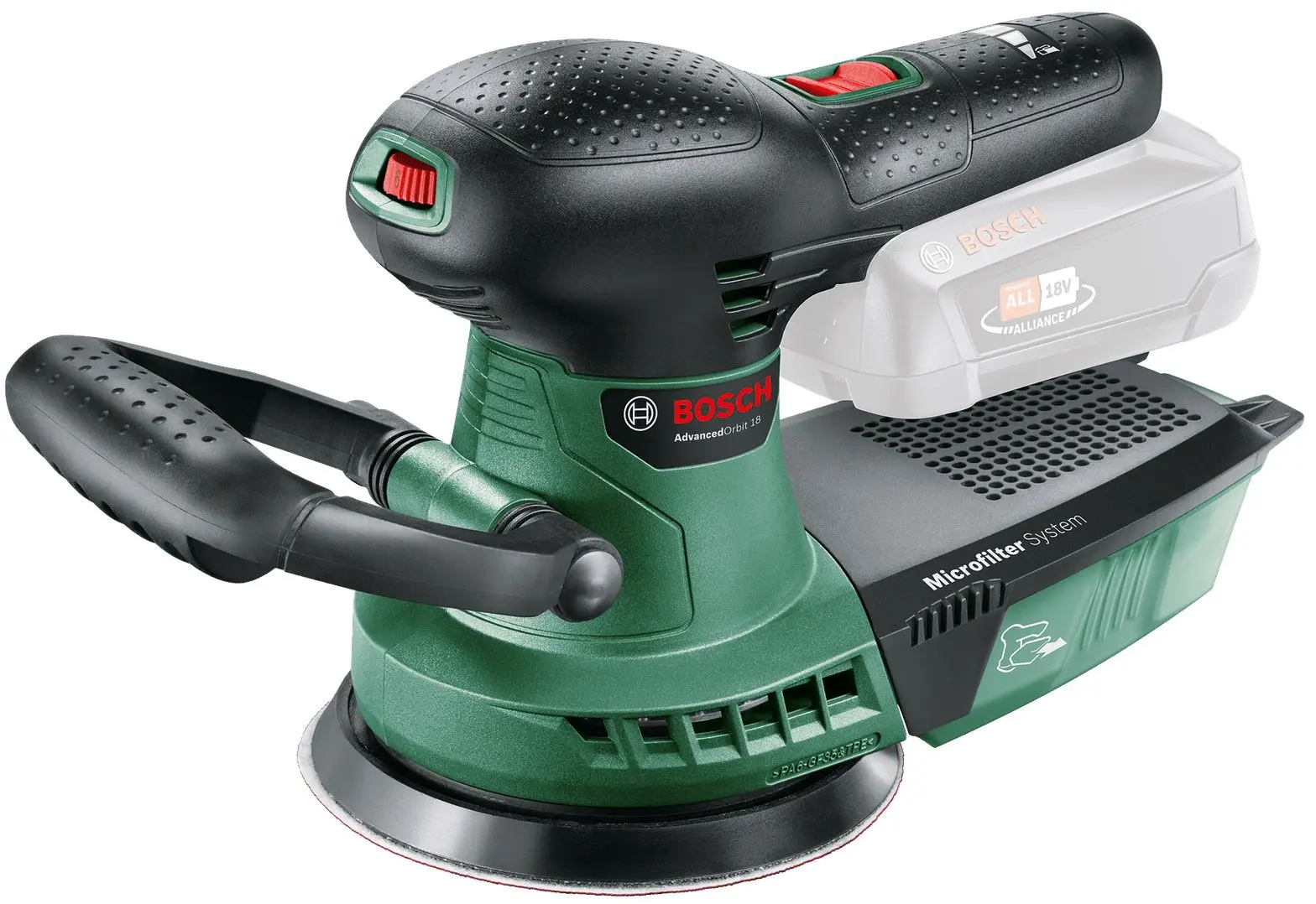 Polizor cu acumulator Bosch Advancer Orbit 18 Solo