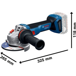 Masina de slefuit unghiulara cu acumulator Bosch GWS 18V-11 2x5.0Ah (06019N4103) Thumb
