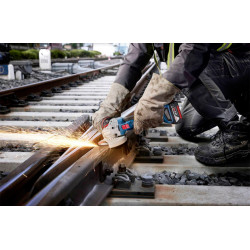 Polizor unghiular cu acumulator Bosch GWS 18V-11S Solo (06019N4000)