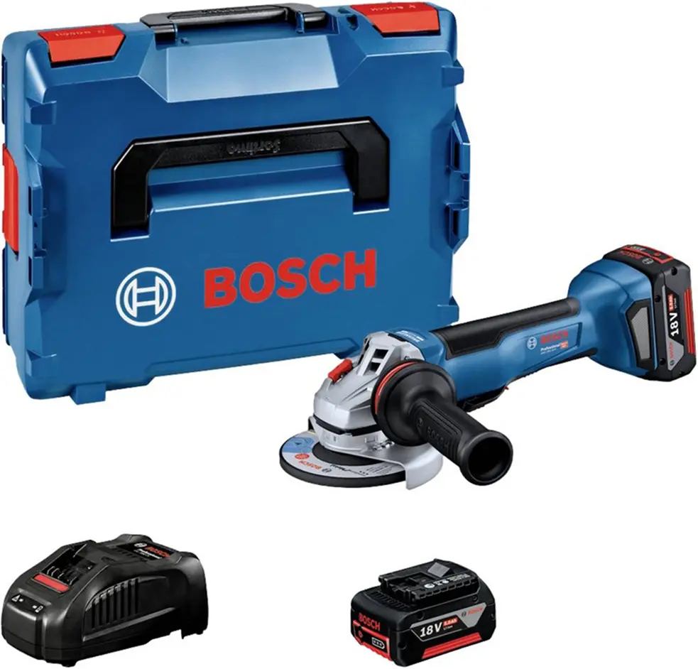 Polizor unghiular cu acumulator Bosch Professional GWS 18V-10 P (06019J4101) - 2