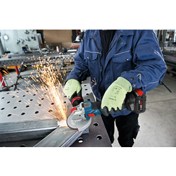 Аккумуляторная угловая шлифмашина Bosch Professional GWS 18V-15 SC + ProCORE 18V 8.0Ahx2 + GAL 18V-160 C + Bluetooth Low Energy GCY 42 + L-Boxx 136 Thumb