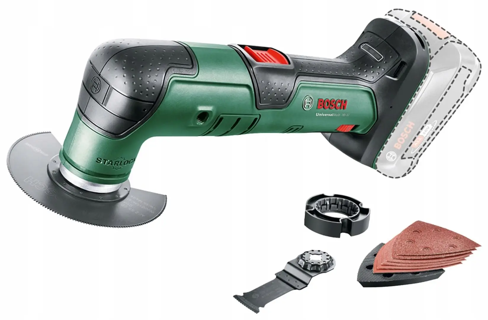 Instrument multifunctional cu acumulator Bosch UniversalMulti 18V-32 (603105000)