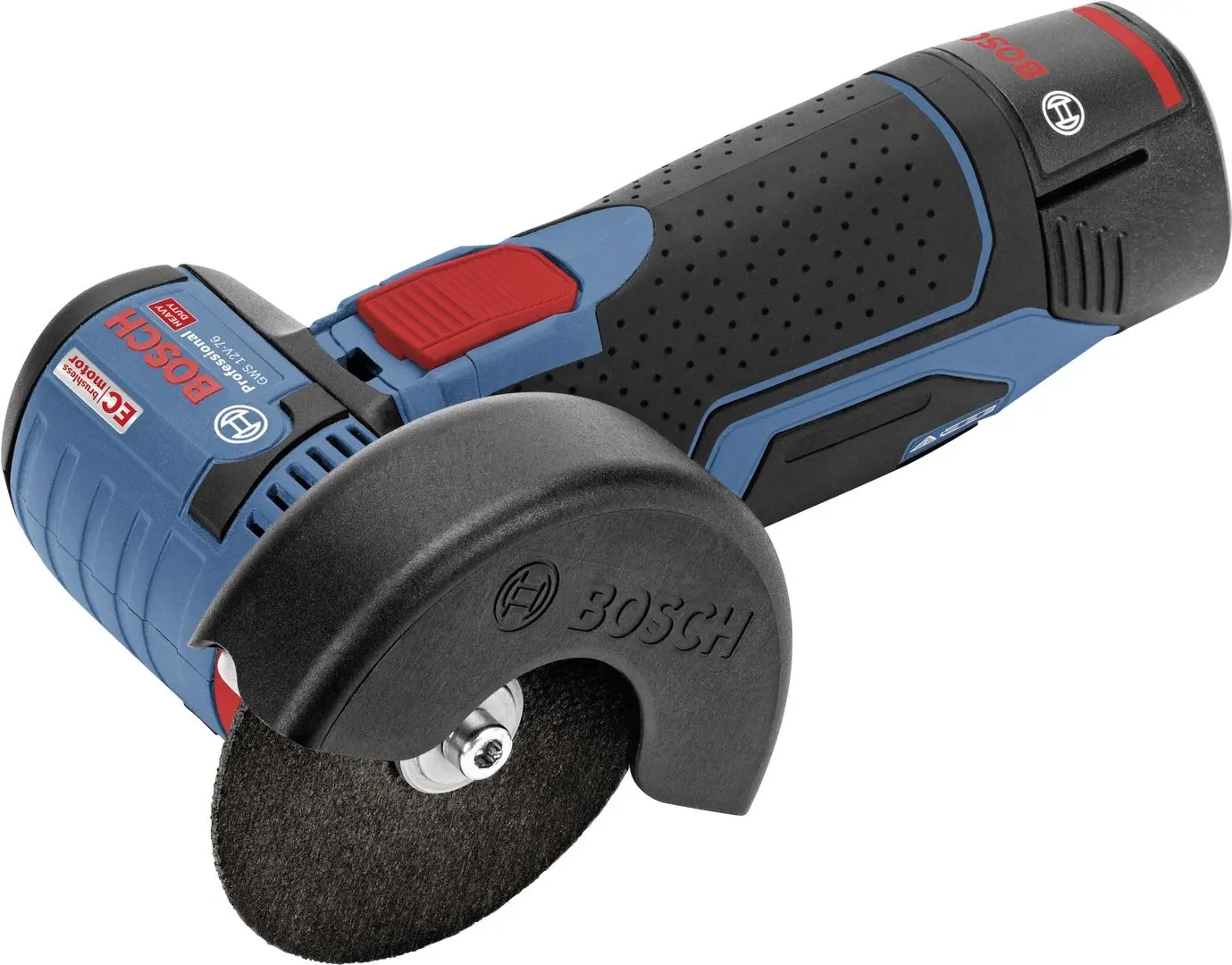 Угловая шлифмашина Bosch GWS 12V-76 + GBA Li-Ion х2 + GAL 12V-40 + L-Boxx