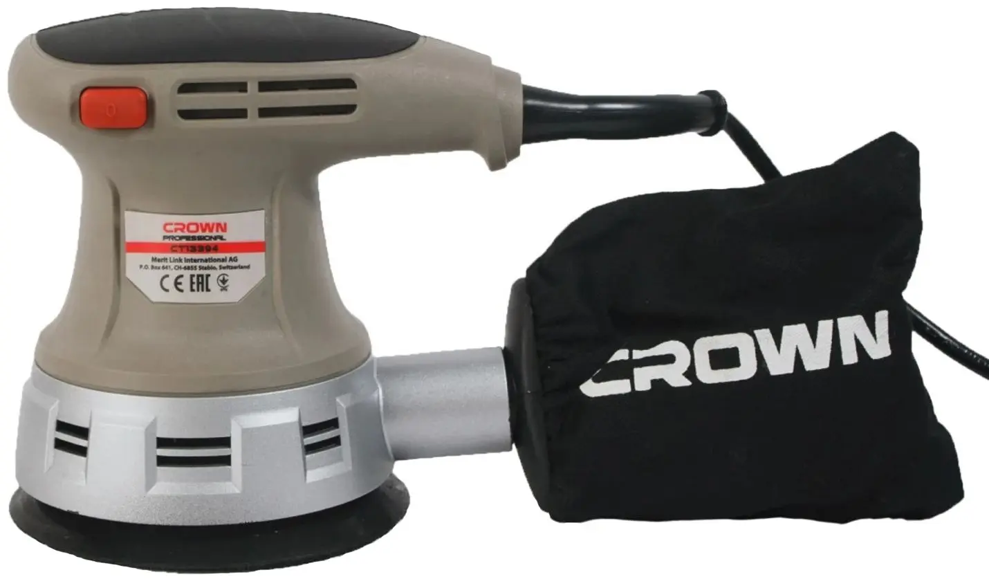 Эксцентриковая шлифмашина Crown CT13394