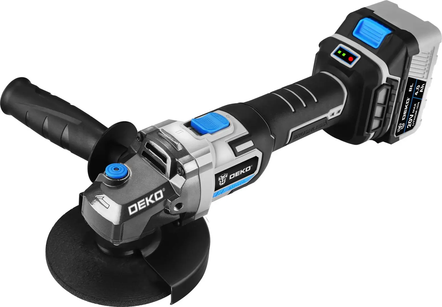 Polizor unghiular cu acumulator Deko Tools DKAG20BL01-S2