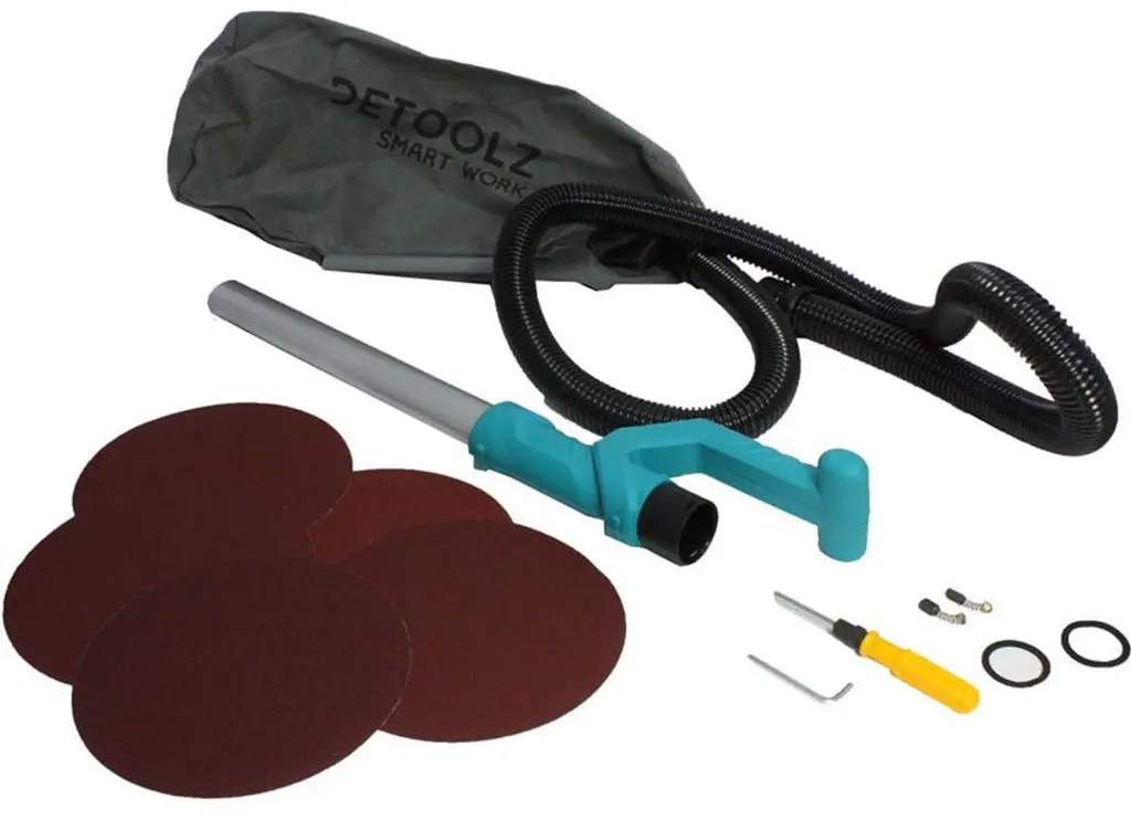 Складная шлифовальная машина с пылесосом Detoolz DZ-C206 (Blue)