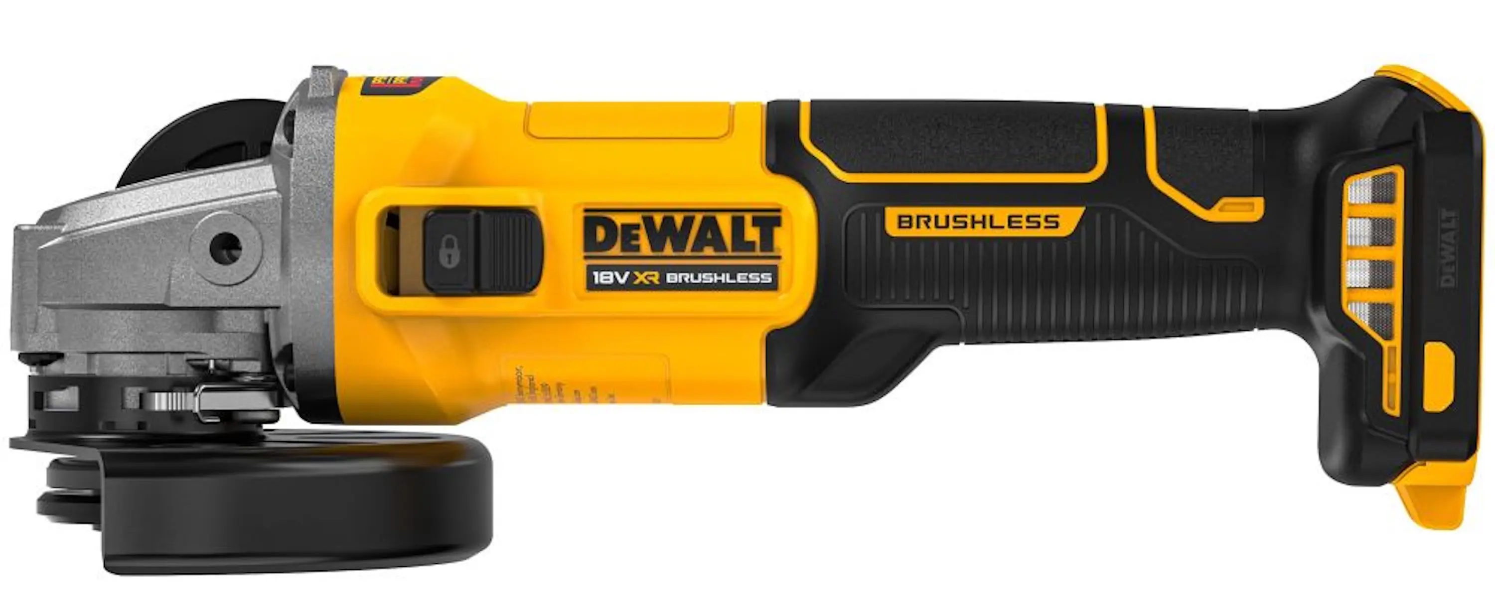 Аккумуляторная угловая шлифмашина Dewalt DCG407N - 5