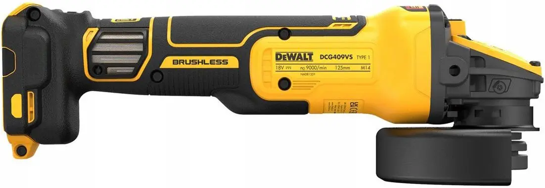 Polizor unghiular cu acumulator Dewalt DCG409VSN Solo