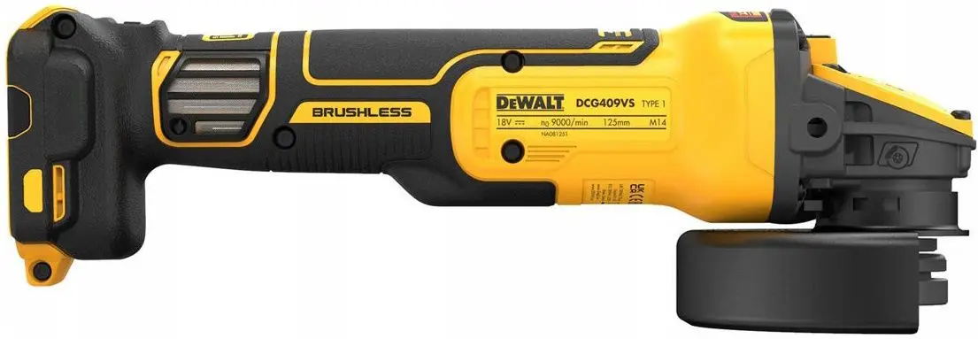 Polizor unghiular cu acumulator Dewalt DCG409VSNT Solo