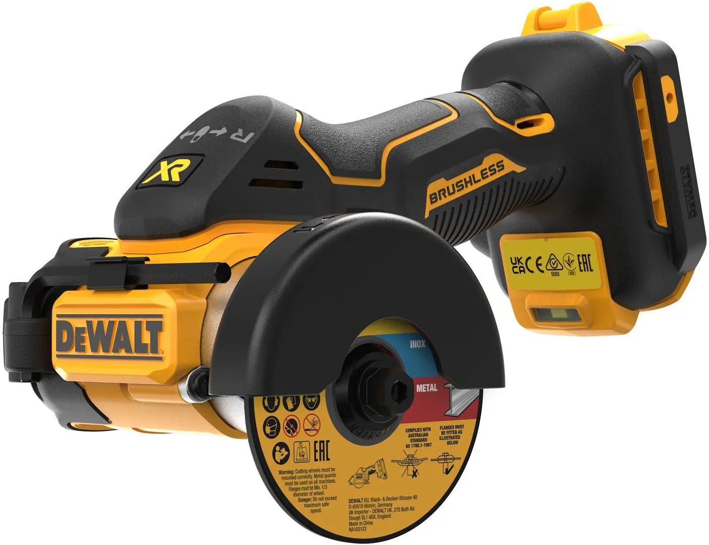 Polizor unghiular cu acumulator DeWalt DCS438N Solo
