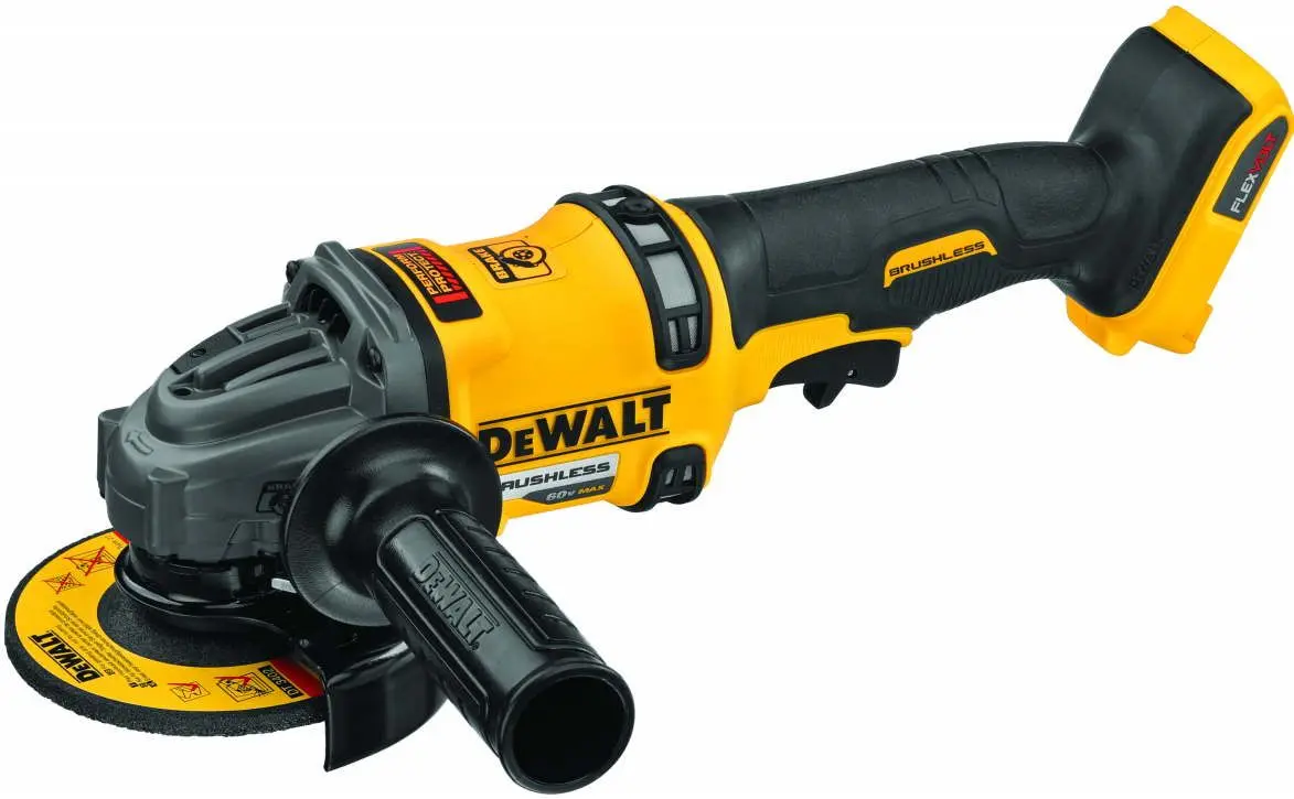 Polizor unghiular cu acumulator Dewalt Flexvolt DCG418N (Yellow/Black)