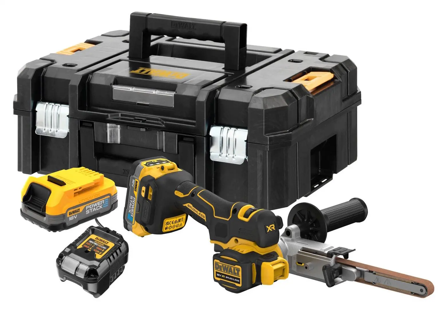 Masina de slefuit cu banda Dewalt DCM200E2T