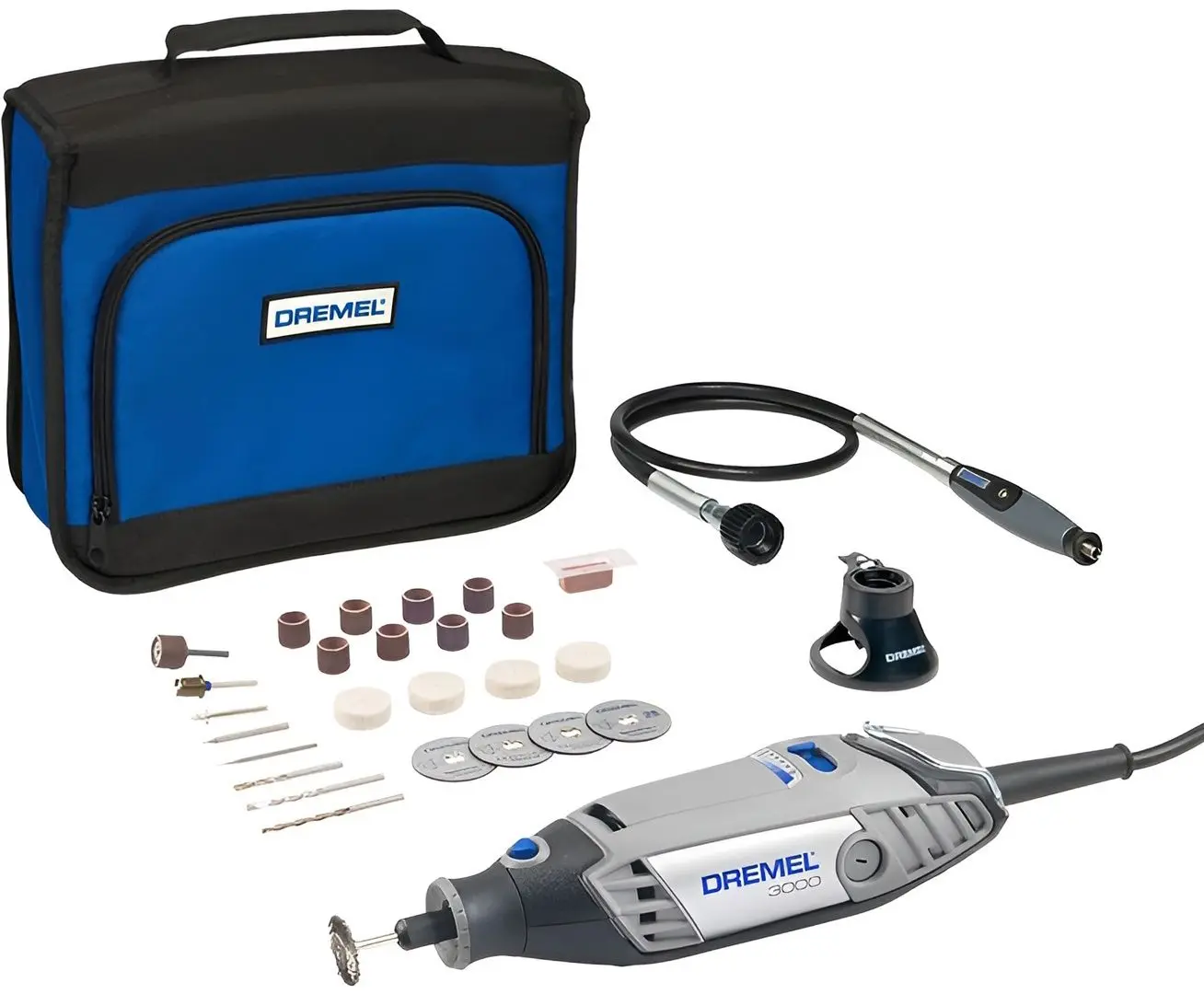 Набор гравер + насадки Dremel 3000-2/25 (F0133000HC)