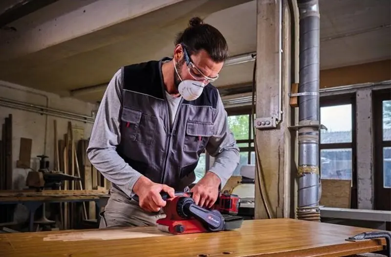 Аккумуляторная ленточная шлифмашина Einhell TP-BS 18/457 Li BL Solo