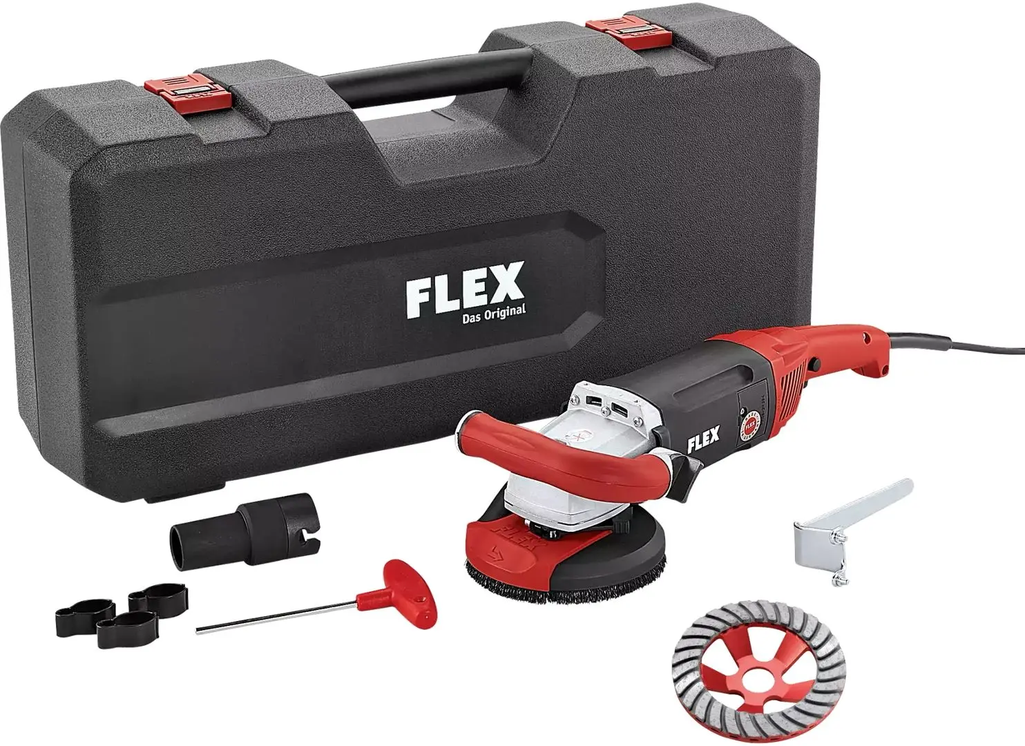 Шлифовальная машина по бетону Flex LD 18-7 125 R Kit Turbo-Jet