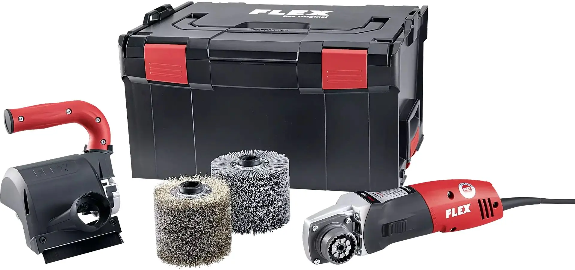 Masina de slefuit cu perie Flex Trinoxflex BBE 14-3 110 Set