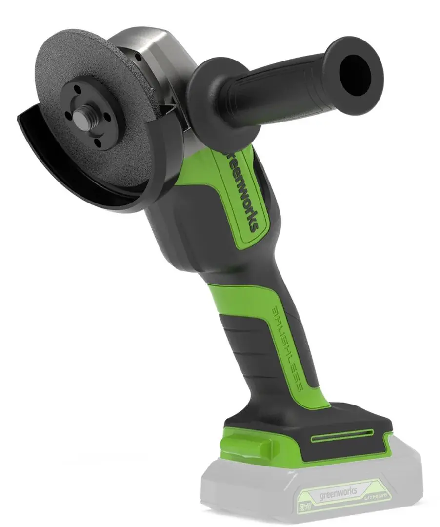 Masina de slefuit unghiulara cu acumulator GreenWorks GD24AG