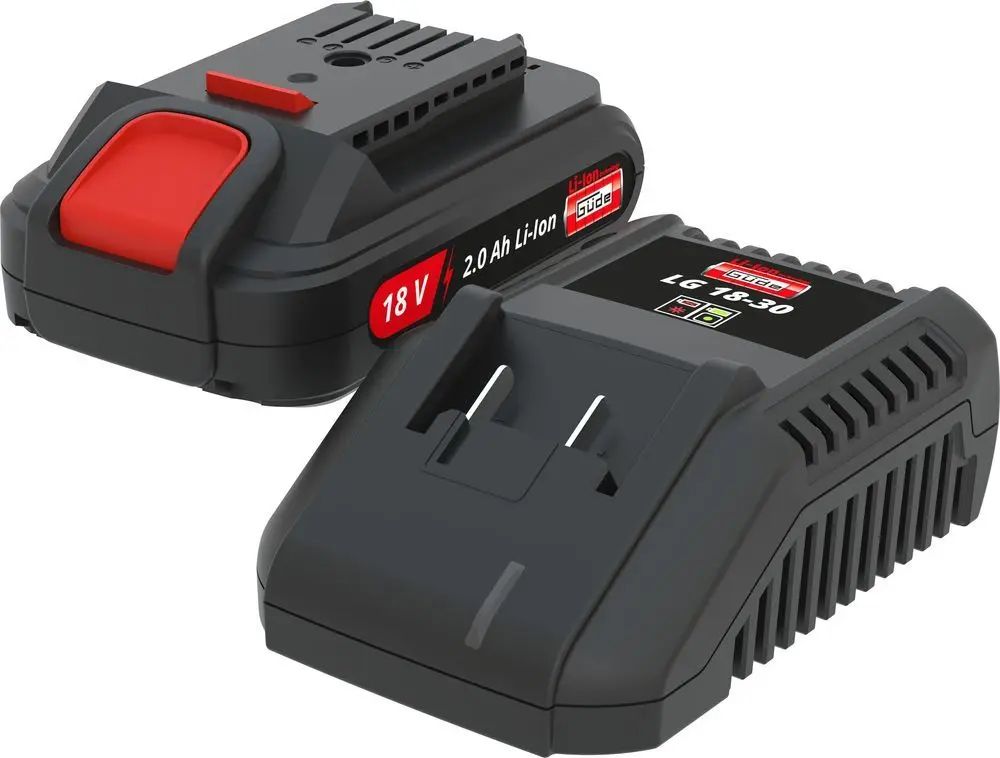 Masina de slefuit excentrica cu acumulator Gude EXS 18-0 + LGAP 18-3020 - 6