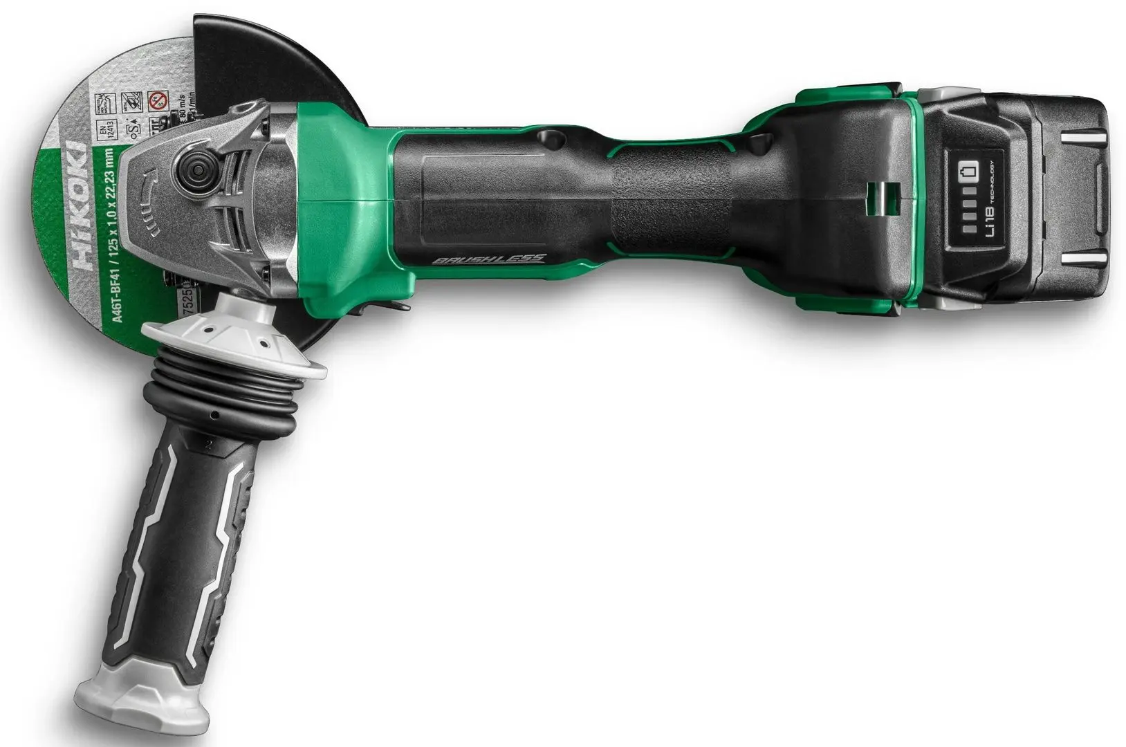 Аккумуляторная углошлифовальная машина Hikoki G1813DAW4Z Solo