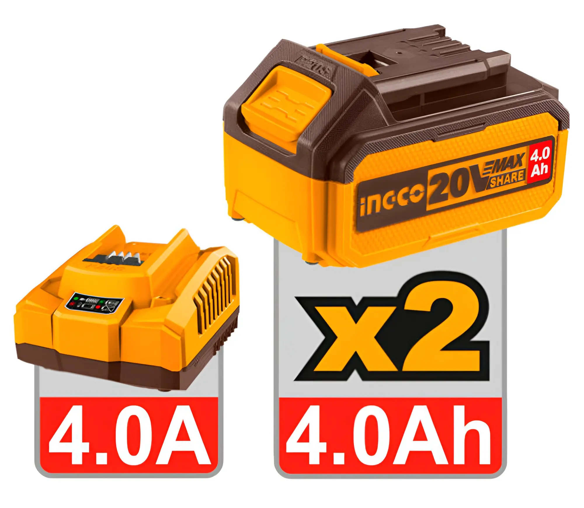 Masina de slefuit unghiulara cu acumulator Ingco CAGLI271532