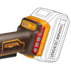 Аккумуляторная угловая шлифовальная машина Ingco CAGLI2111561 Thumb