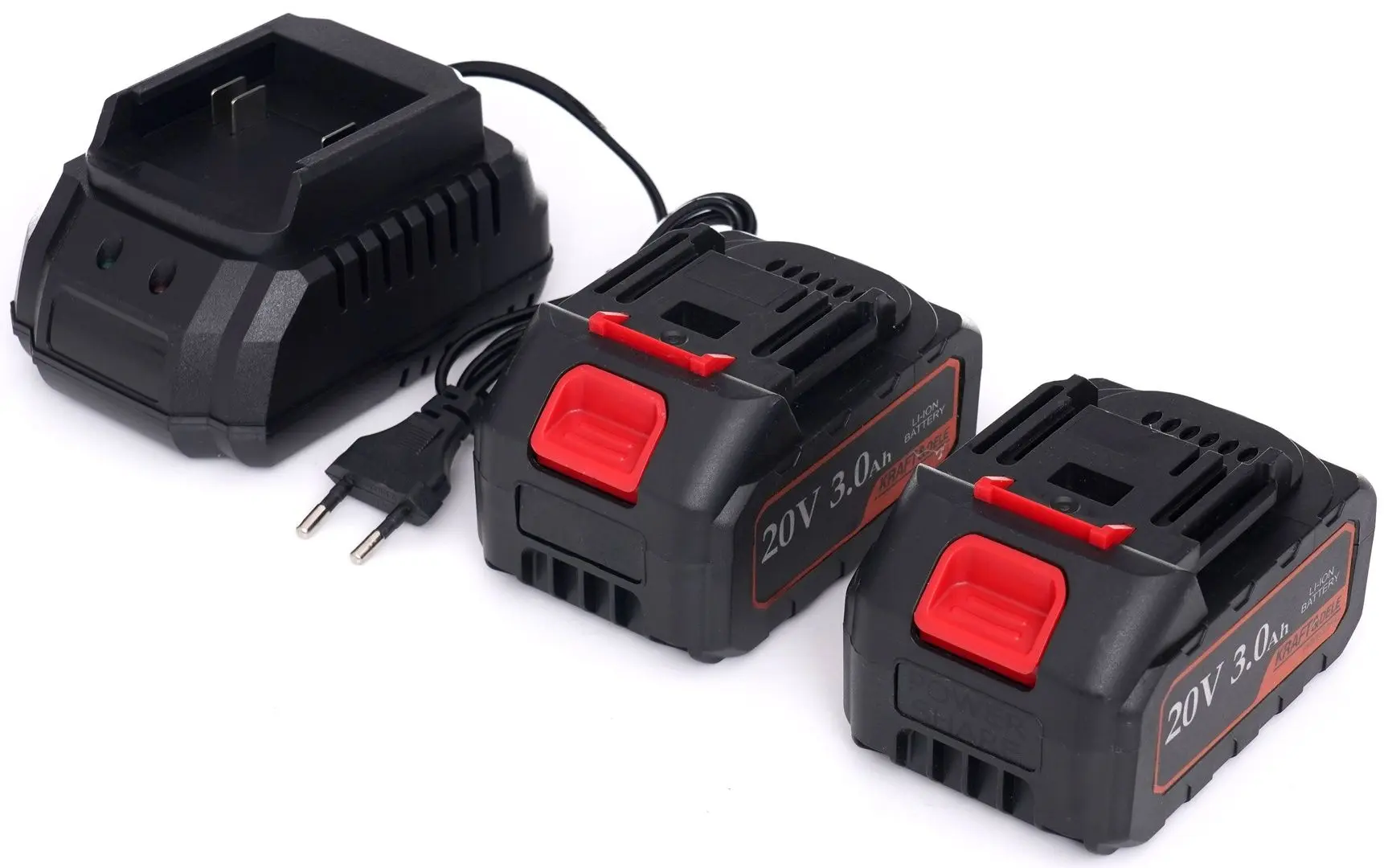 Polizor unghiular cu acumulator + ferestrau cu lant 2in1 Kraft&Dele KD10624