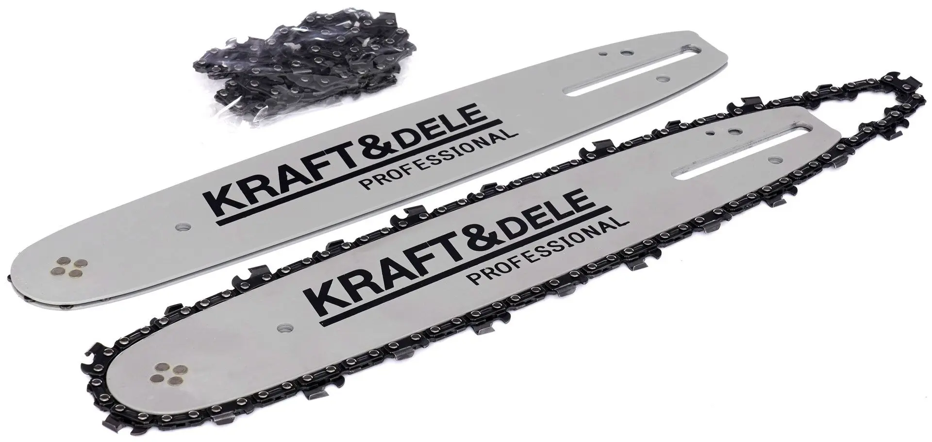 Polizor unghiular cu acumulator + ferestrau cu lant 2in1 Kraft&Dele KD10624