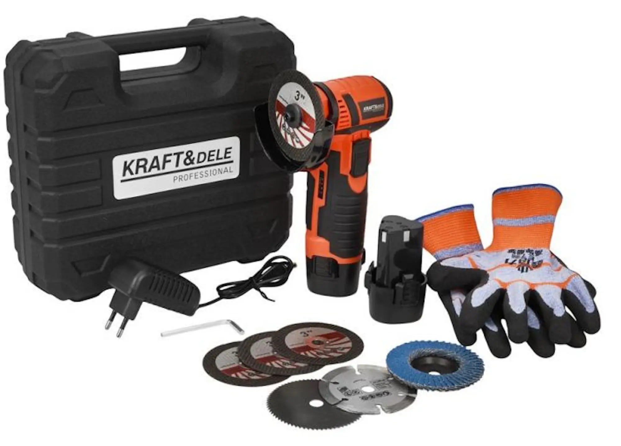 Masina de slefuit unghiulara cu acumulator Kraft&Dele KD3161