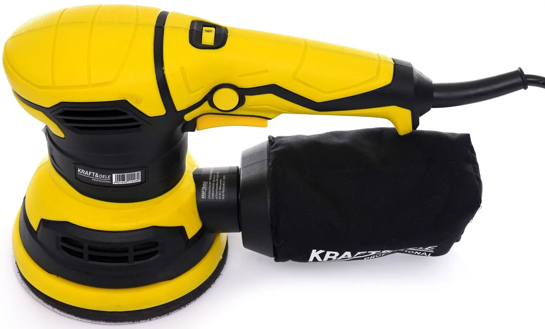 Эксцентриковая шлифмашина Kraft&Dele KD1695-Y - 4