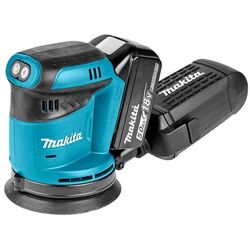 Masina de slefuit excentric cu acumulator Makita DBO180RTJ
