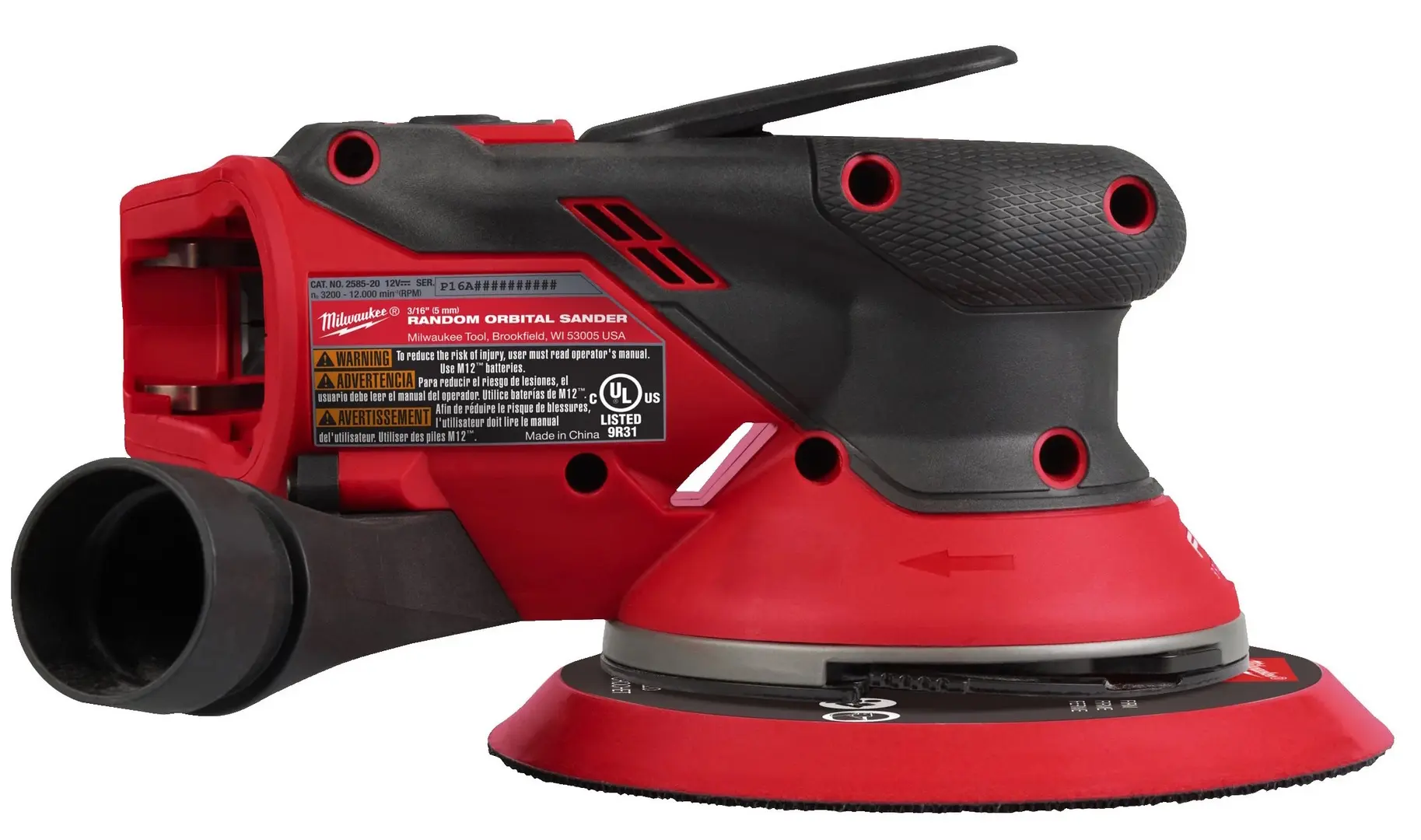 Аккумуляторная шлифовальная машина Milwaukee M12FROS5-0 (4933493650)