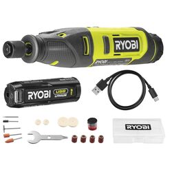 Аккумуляторная прямая шлифмашина Ryobi RRT4-120GA15
